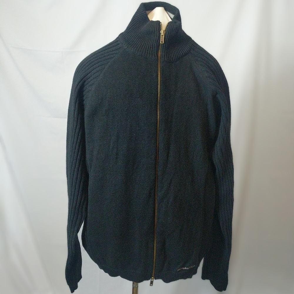 Nautica zip up cardigan